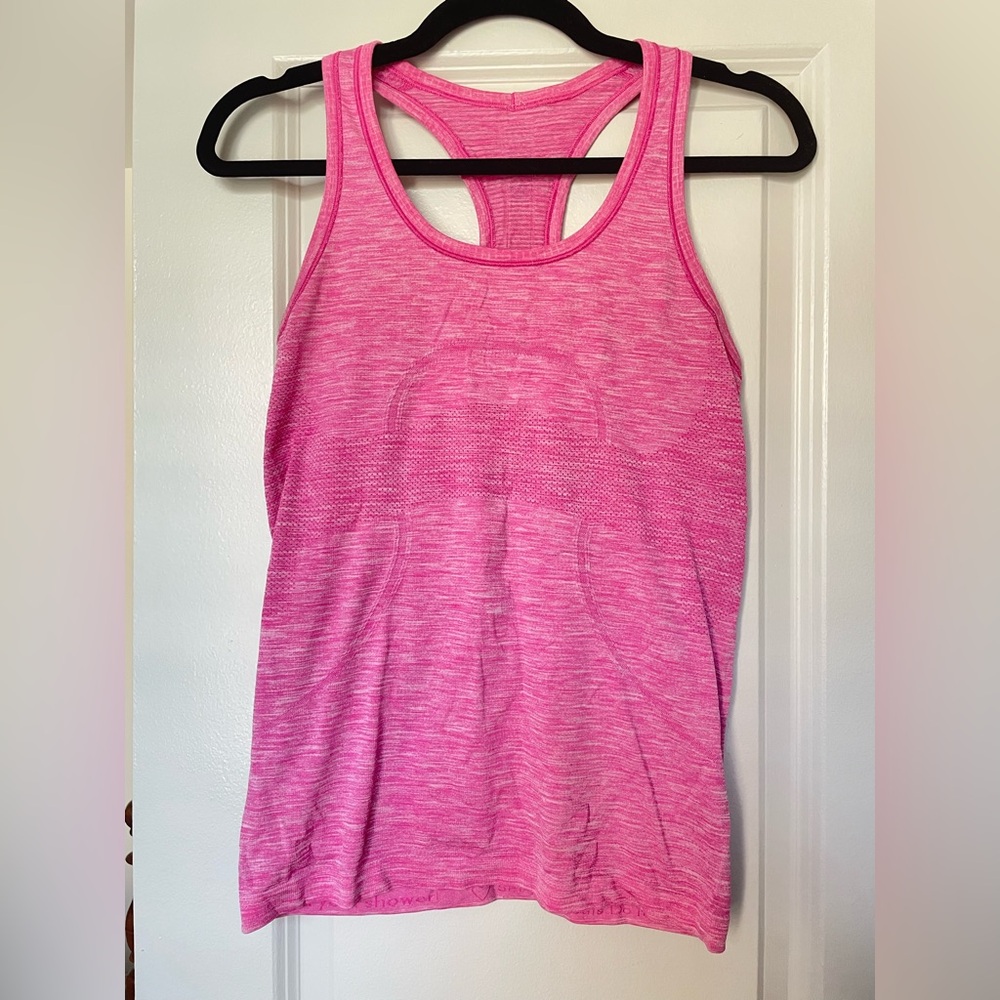 Lululemon Pink Racerback Tank Top